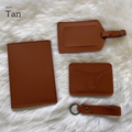 Leather Gift Set in Tan